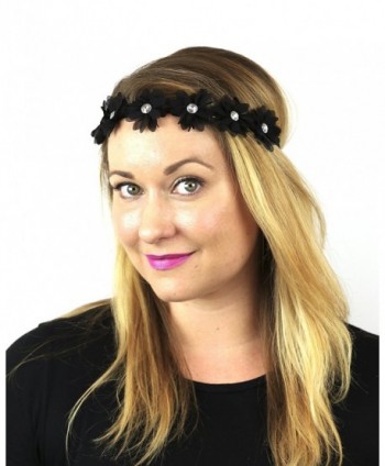 Lux Accessories Coachella Rhinestone Headband