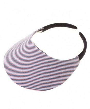 Stripe Red & White & Blue Visor - CG12E3BEF59