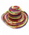 Multicolor Rainbow Floppy Sun Hat - CW1163BGTRF