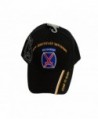 U.S Army 10th Mountain Division "Climb to Glory" Black Shadow Licensed cap623 4-04-B - CP18775RXLG