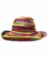 Multicolor Rainbow Floppy Sun Hat