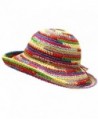 Multicolor Rainbow Floppy Sun Hat in Women's Sun Hats