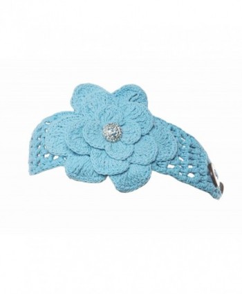 Chilled Kalmia Knit Headband - Turquoise Jewel - CQ12N1CKT2W