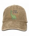 Men And Women All My Friends Are Dead Dinosaur Vintage Jeans Baseball Cap - Natural - CG187Y2TECA