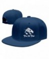 GAMMAGU Fear No Fish Embroidery Plain Baseball Hats Trucker Cap - Navy - CF189LAK9LQ