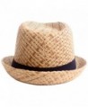 Simplicity Summer Panama Fedora 745_Brown in Women's Fedoras