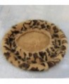 Leopard Berets French Painter Coffee in Women's Berets