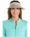 Coolibar UPF 50+ Women's Zip-Off Sun Visor - Sun Protective - Natural Herringbone - C112FA9ZX1R