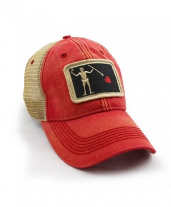 Blackbeard Pirate Flag Trucker Nautical in Men's Baseball Caps