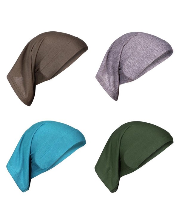 AIYUE%C2%AE Beanie Headscarf Headwear Turban - Blue/Green/Grey/Brown - CH188N6LGE2