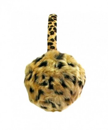 Leopard Print Faux Fur Earmuffs - CQ116TYAONP