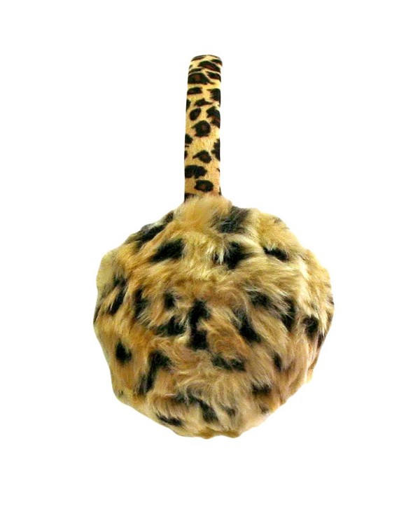 Leopard Print Faux Fur Earmuffs - CQ116TYAONP