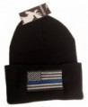 BlvdNorth Thin Blue Line LEO American Flag Beni Hat / Knit Cap - CV12BHHWODH