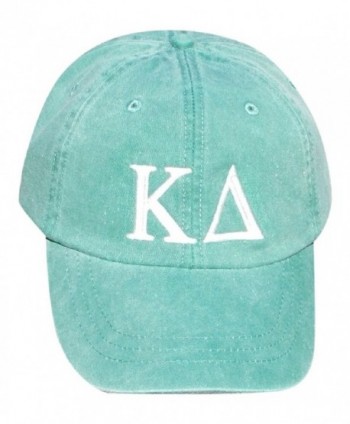 Mega Greek Womens Kappa Delta Baseball Cap - Green - C811WK0P9FB