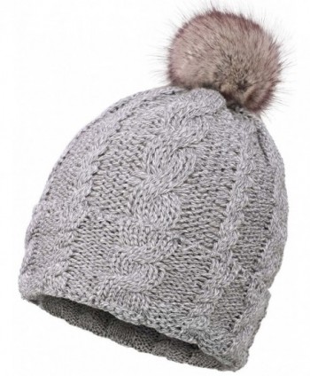 Arctic Women Winter Beanie Pompom in Women's Skullies & Beanies