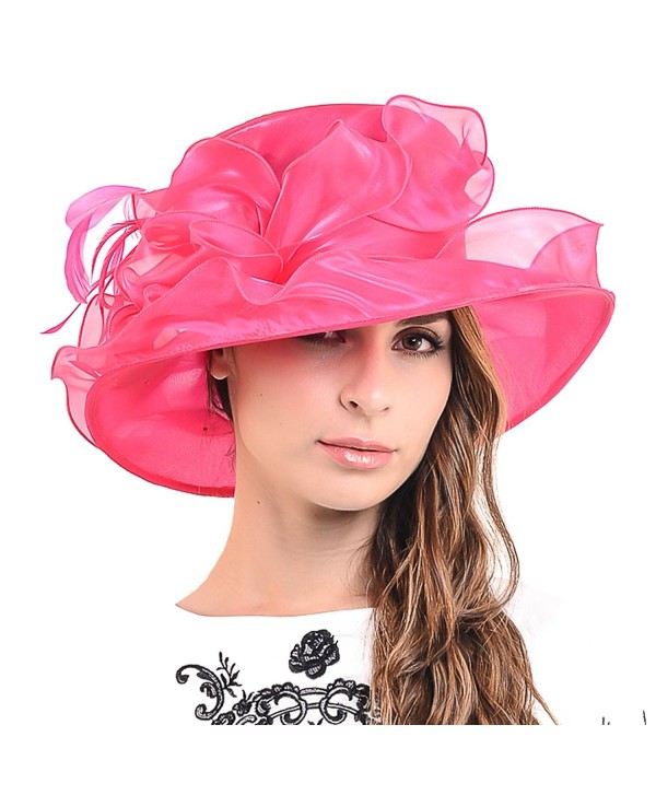 Womens Church Dress Derby Wedding Floral Tea Party Hat Ss-035 - Hot ...