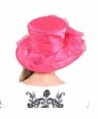 HISSHE Womens Church Wedding Pink in Women's Sun Hats