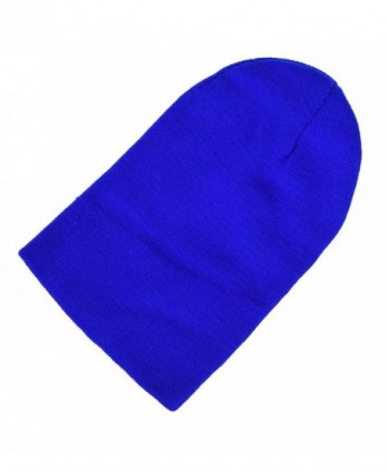 Raylarnia Comfortable Oversized Knitted Caps Royal in Men's Skullies & Beanies