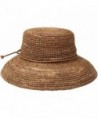 San Diego Hat Company Women's Crochet Raffia Hat - Rust - CG115UF2CZX