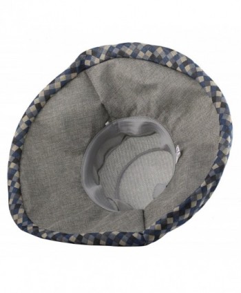 Outdoor sunscreen beach Blue gray in Women's Sun Hats