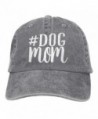 CDHLBNG Men and Women Dog Mom-1 Vintage Jeans Baseball Cap - Ash - CO189MDMHS6