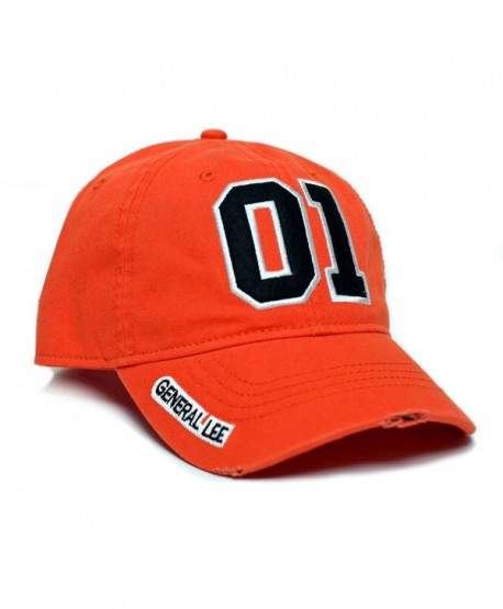 General Lee 01 Good Ol' Boy Unisex-Adult Applique Embroidered Hat -One-Size Orange - CP11X1J07D9