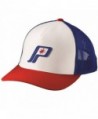 OEM Polaris Retro Adjustable Size Baseball Cap witH Mesh Back Panels Star Logo - Red/White/Blue - C318C6LNWUZ