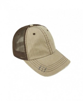 Low Profile Special Cotton Mesh Cap-Black W40S62B - Tan/Brown - CT184IEA0XW