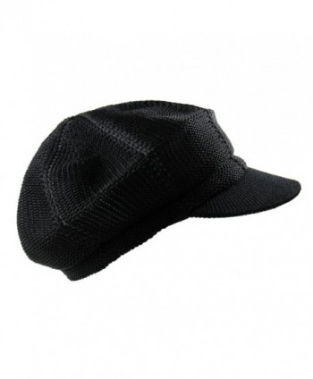 NY Summer Mesh newsboy Black