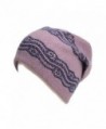 Lawliet Womens Wool Crochet Rhinestone Beanie Beret Warm Winter Lace Trim Hat T269 - Purple - CD1867DLCRO