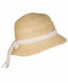 Victoria Natural Raffia Womens Cloche