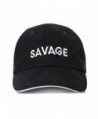 speloop Savage Embroidered Brushed Cotton Adjustable Cap Dad Hat - CI187R0A873