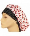 Designer Bouffant Medical Scrub Cap - Lady Bugs & Hearts - C112ODXP6IY