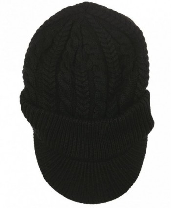 Connectyle Winter Slouchy Knitted Newsboy in Women's Skullies & Beanies