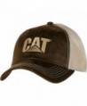 Cat Brown Waxy Mesh Cap - CU12N2ECM8E