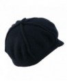 Flower Trim Wool Newsboy Cap in Women's Newsboy Caps