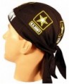 Skull Cap Biker Caps Headwraps Doo Rags - US Army on Black - CQ12ELHPFDL