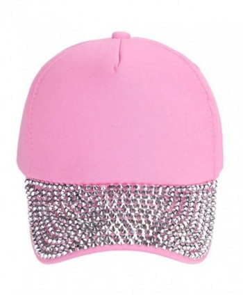 Glitter Rhinestone Baseball Fashion Outdoor