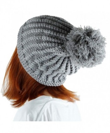 Samtree Womens Beanie Chunky Winter in Women's Skullies & Beanies