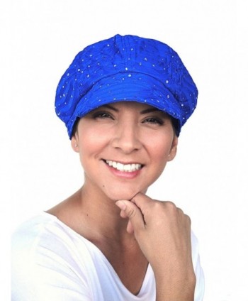 Turban Plus Glitter Sequin newsboy in Women's Newsboy Caps