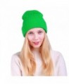 Iuhan Women Warm Baggy Weave Crochet Winter Wool Knit Ski Beanie Skull Caps Hat - Green - CC186AO2AIM