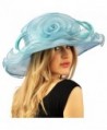 Darling Flower Ruffle Organza Hat in Women's Sun Hats