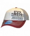 Texas A&M Aggies Top of the World Youth Maroon Gray Mesh Snapback Hat Cap - CP11NNQXM2D