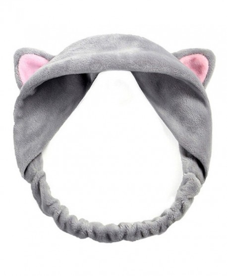 Yamalans Girl's Fashion Cute Cat Ears Headband Hair Head Band Party Gift Headdress - Gray - CG188CSYD82