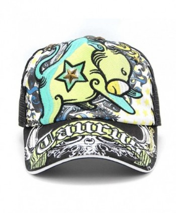 Taurus Horoscope Adjustable Trucker Black