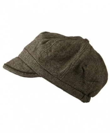 Ladys Wool Blend Tweed Newsboy in Women's Newsboy Caps