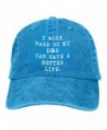 I Work Hard So My Dog Can Have A Better Life-1 Vintage Jeans Baseball Cap For Men And Women - Royalblue - CD188TA4SX8