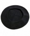 Black Wool Beret Parisian CoverYourHair