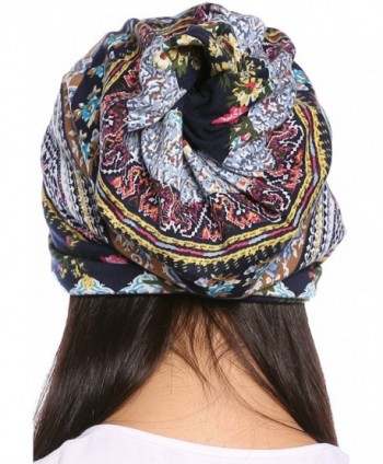 Ababalaya Womens Breathable Floral Nightcap