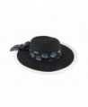 Laurel Burch Art Scarf Band Colored Trim Paper Braid Sun Hat - Black - CX125V3EFFD